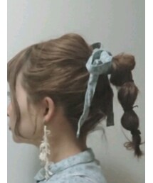 Samansa Mos2 TUHARU | ピアス（両耳用）