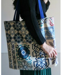 gua_na | 手作防水印花托特包(ショルダーバッグ)