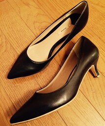 RANDA | ポインテッドトゥローヒールパンプス(パンプス)