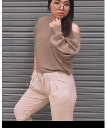 modelano | this is like sabrina but it is not, very comfortable to wear, for cuttingannya not so bad and very useable for outwear in any condition(トップス)