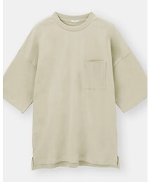 GU | ルーズフィットT（5分袖）(Tシャツ/カットソー)