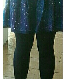 no brand | ネイビータイツ(レッグウェア)