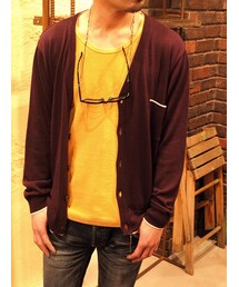 "FACTOTUM" ハイゲージニット スタンダードカーディガン(カーディガン/ボレロ)