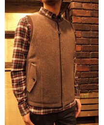 "Lounge Lizard" BRITISH WOOL リバーシブルベスト(ベスト)