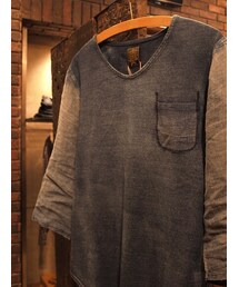 "Gypsy&Sons" INDIGO P-KNIT 3/4Tee(Tシャツ/カットソー)