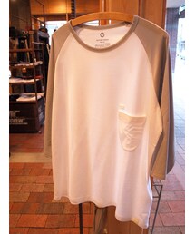 "FATOTUM" 60/2 ギザコットン ラグラン７分袖(Tシャツ/カットソー)