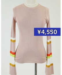 SCRUM | トランペット・スリーブ・Tシャツ(ニット/セーター)