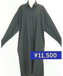 ブラック | シャツワンピース