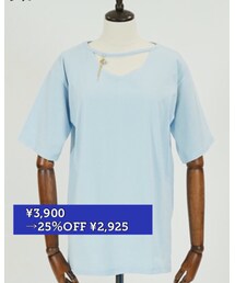 スカイブルー♡ | チョーカーネック・トップス(Tシャツ/カットソー)