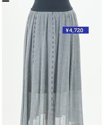 SCRUM | ウエストゴム プリーツスカート(スカート)