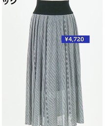 ブラック♡ | ウエストゴム プリーツスカート(スカート)