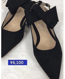 ブラック♡ | ストラップフラットサンダル(シューズ)