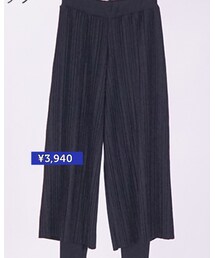 ブラック♡ | 裏起毛 レギンスセット リブパンツ(その他パンツ)