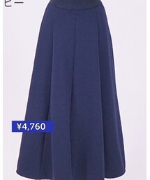 ネイビー♡ | 裏起毛スウェットスカート(スカート)