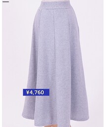 グレー♡ | 裏起毛スウェットスカート(スカート)