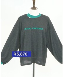 ブラック♡ | ラメカットプルオーバー(トップス)