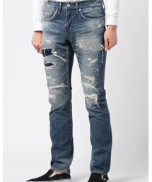 HYSTERIC GLAMOUR | RSM加工 デニムスリムストレートパンツ

３０(デニムパンツ)