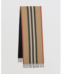 BURBERRY | Icon Stripe Cashmere Scarf in Archive Beige(ストール/ショール)