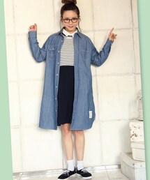 NICE CLAUP | シャツワンピース