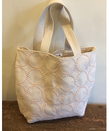 mina perhonen | ●ミナ ペルホネン×BEAMS / 別注 トートバッグ M "tambourine"(ハンドバッグ)