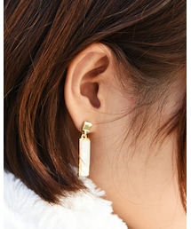 ma chere Cosette? | バイカラースクエアピアス(ピアス（両耳用）)