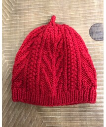 SHORT FINGER渡部さん手作りニット帽 | ニットキャップ/ビーニー