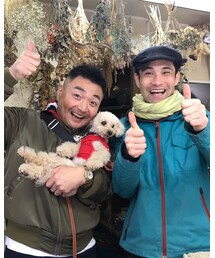 お花屋さんにて🌸旦那と細根さん | しろくま生花店のお花は素敵🌸(その他)