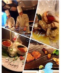 鉄板焼き❣️ | お肉食べちゃった後撮ったから少なめ💦(その他)