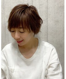 髪切りました✂️ | 雪山で頑張って切ってもらいました。(その他)