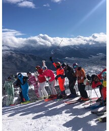 仲間達とスキー三昧の旦那⛷✨ | 快晴✨✨スキー日和でよかったねぇ〜✨(その他)