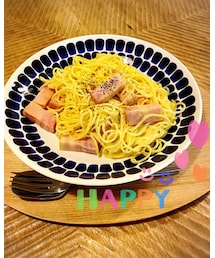 カルボナーラできたよ🍝✨ | 食器