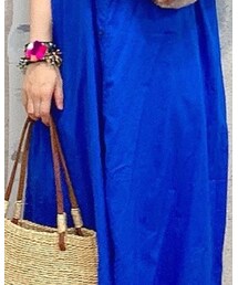 KURASHI&trips | 雑に畳んでもシワにならない旅向きワンピ💙(ワンピース)