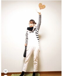 bikkoちゃんのモノトーンアタック💗 | サロペット/オーバーオール