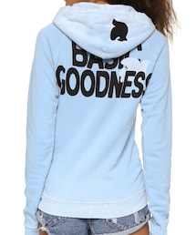 FREE CITY | BASICGOODNESS glasswash hoody skyglass  (パーカー)