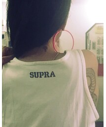 SUPRA | バックにもロゴ有り♡(タンクトップ)