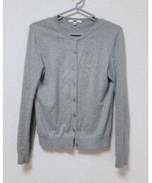 UNIQLO | Ｍサイズ／UVカットクルーネックカーディガン(長袖)(カーディガン/ボレロ)