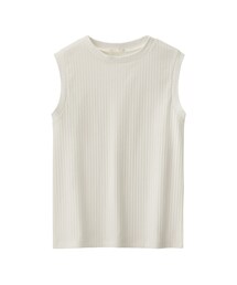 GU | リブスリーブレスT(Tシャツ/カットソー)