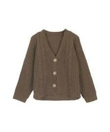 KOBE LETTUCE | 3ゲージケーブルニットカーディガン(カーディガン/ボレロ)