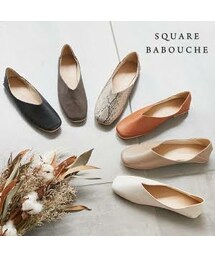 KOBE LETTUCE | スクエア2wayバブーシュ(パンプス)