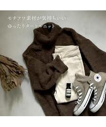 KOBE LETTUCE | タートルニットチュニック(ニット/セーター)