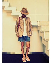 TAKAHIROMIYASHITATheSoloIst. | TAKAHIROMIYASHITATheSoloIst nehru collar jacket.(ミリタリージャケット)