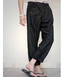 TAKAHIROMIYASHITATheSoloIst. | takahiromiyashita the soloist crossover front pajama pants.(スラックス)