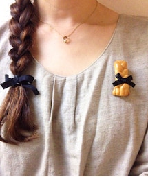 pecori | pecori
三つ編みパンブローチ♡(ブローチ/コサージュ)