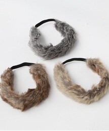 3coins | ファーヘアバンド(ヘアバンド)