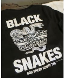 RUDE GALLERY | RUDE GALLERY BLACK REBEL ‘Black Snake Tee’(Tシャツ/カットソー)