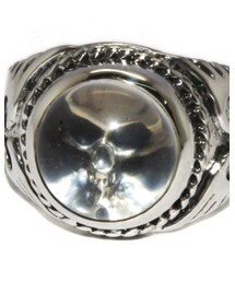 CRAZY PIG | スモールクリスタルスカルリング(リング)