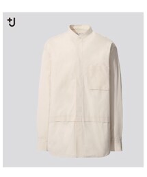 UNIQLO | スーピマコットンオーバーサイズシャツ M(シャツ/ブラウス)