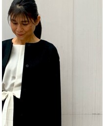 NARACAMICIE | ノーカラーコート