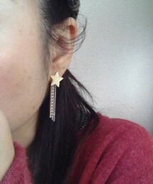 ピアス着けたショット♪ | ピアス（両耳用）