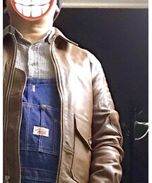 U.S.authentic | U.S.authentic G-8 Navy Leather Flight Jacket(ブルゾン)